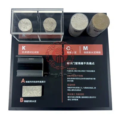 Tesniaci agent na displeji modelu